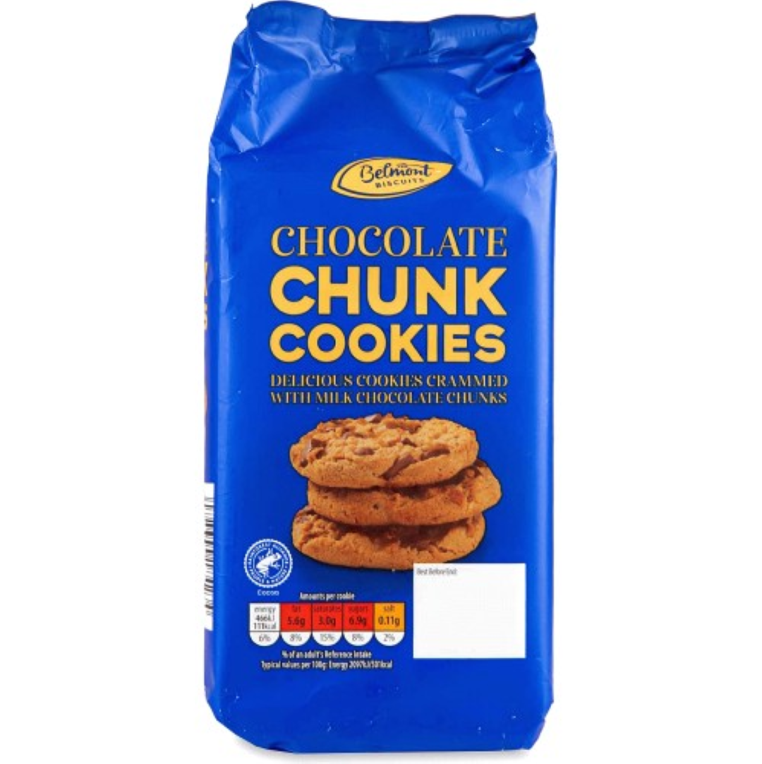 BELMONT MILK CHOCOLATE COOKIES 200G